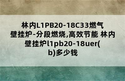 林内L1PB20-18C33燃气壁挂炉-分段燃烧,高效节能 林内壁挂炉l1pb20-18uer(b)多少钱